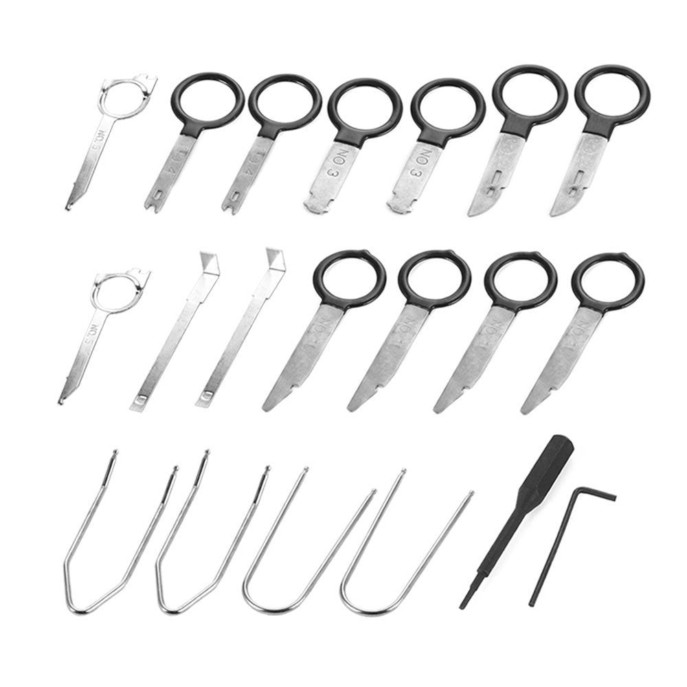 Car Stereo Radio Removal Tool Key Kit Compatible with Mercedes/BMW/VW/Audi/Ford