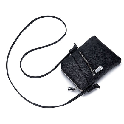 Genuine Leather Shoulder Crossbody Bags Small Handbag Crossbody Purse Polyester
