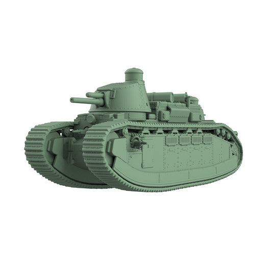 SSMODEL SS220668 1/220 Military Model Kit France FCM 2C Heavy Tank