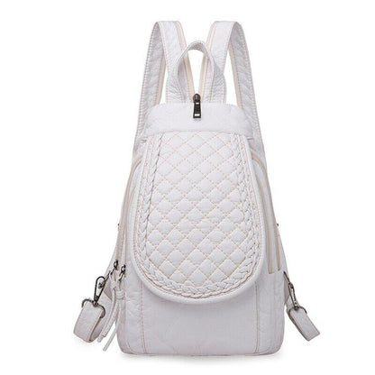 High Quality Backpack Women New Leather Backpack School Bag for Teenage Girls