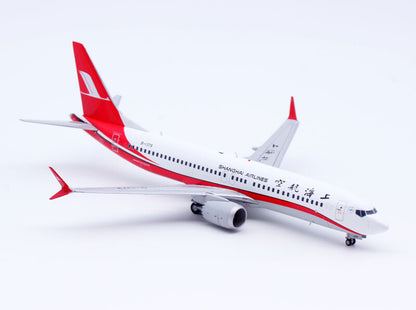 1:200 JC Wings SHANGHAI AIRLINES BOEING 737-8MAX Airplane Diecast Aircraft Model