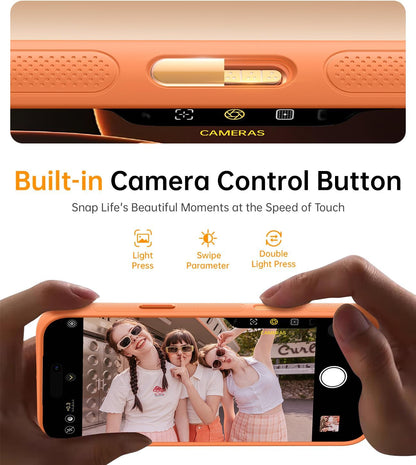 360° Magnetic Stand for Iphone 17 Pro Max Case, [Fit for Magsafe][Camera Control