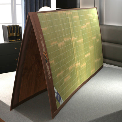 Bamboo Bed Mat Summer Accessories Folding Double Faces Rattan Queen King Size