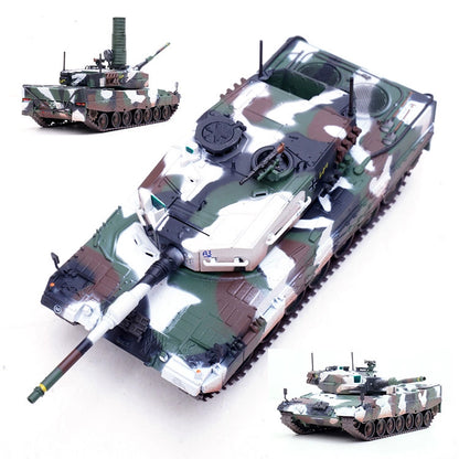 1/72 German Leopard 2A4 Main Battle Tank Model Decoration Winter Painting Model