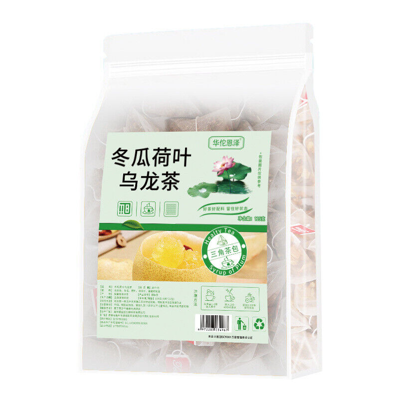 125g/bag Winter Melon Lotus Leaf Oolong Tea Brewed Fruit Tea Rose Flower Tea