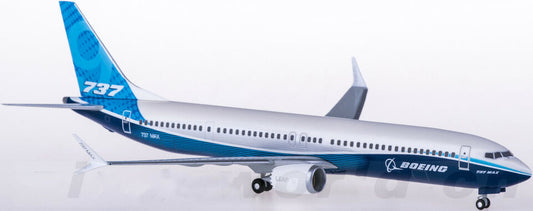 1:200 21CM Hogan BOEING 737 MAX 9 Passenger Airplane ABS Plastic Aircraft Model