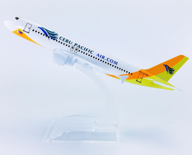 16CM CEBU Pacific AIRBUS A320 Passenger Airplane Diecast Aircraft Plane Model