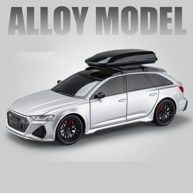 1:24 Audi RS6 Avant Station Wagon Diecast Model Car Toy Vehicle Collection Gift