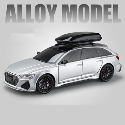 1:24 Audi RS6 Avant Station Wagon Diecast Model Car Toy Vehicle Collection Gift