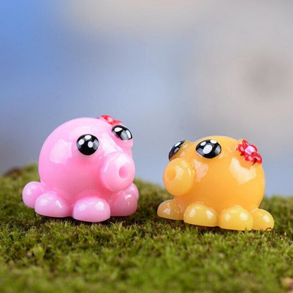 Mini 8pcs Small Octopus Decoration Supplies Moss Micro Landscape Garden Deco
