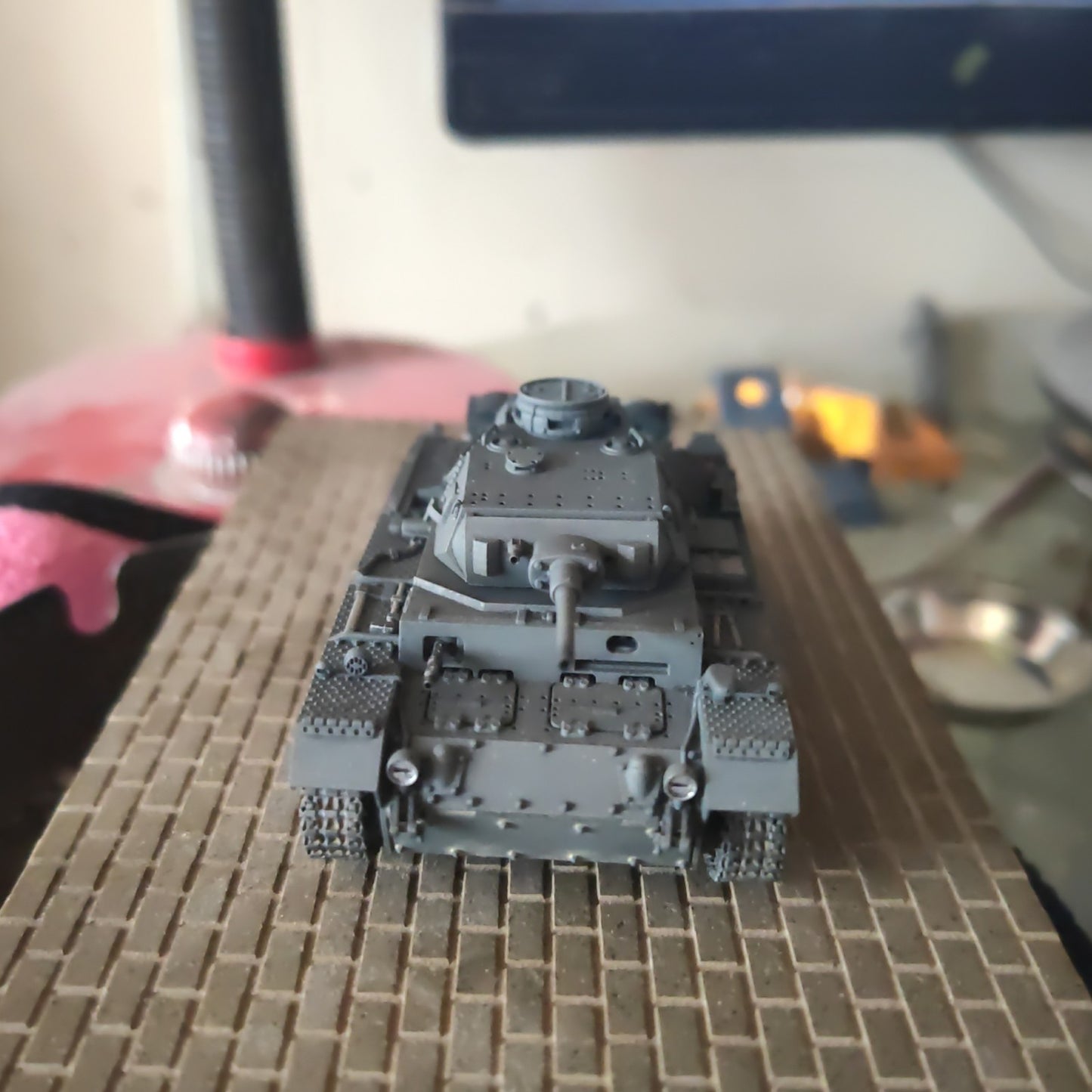 3D Printed 1/72 Germany Late-Stage Tank No. 3F Finished Product