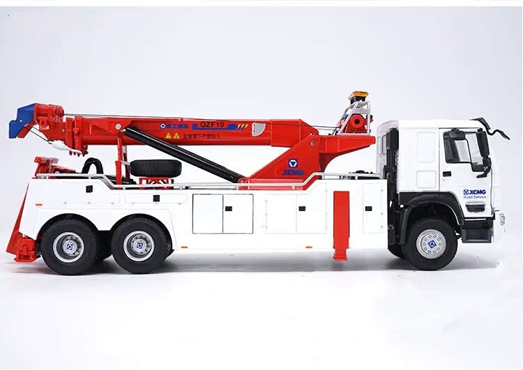1:35 29CM XCMG QZF10 Road Wrecker Crane Construct Vehicles Machine Diecast Model