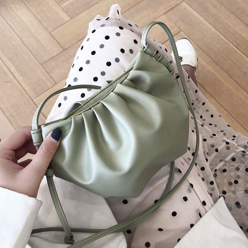 Shoulder Bag Fashion Messenger Bag Mini Cloud Purse Single Strap Handbags Zipper