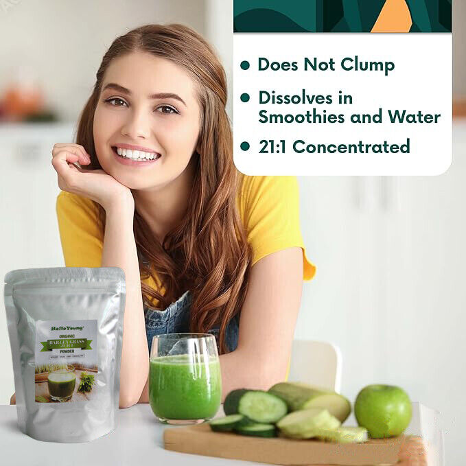 ORGANIC Barley Grass Powder Green Tea Powder -PURE Barley EISAI CEREMONIAL Grade