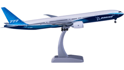 1:200 37CM Hogan BOEING 777-300ER Passenger Airplane ABS Plastic Aircraft Model