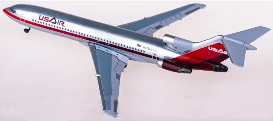 1:400 Aeroclassics US AIR BOEING 727-200 Passenger Plane Diecast Aircraft Model