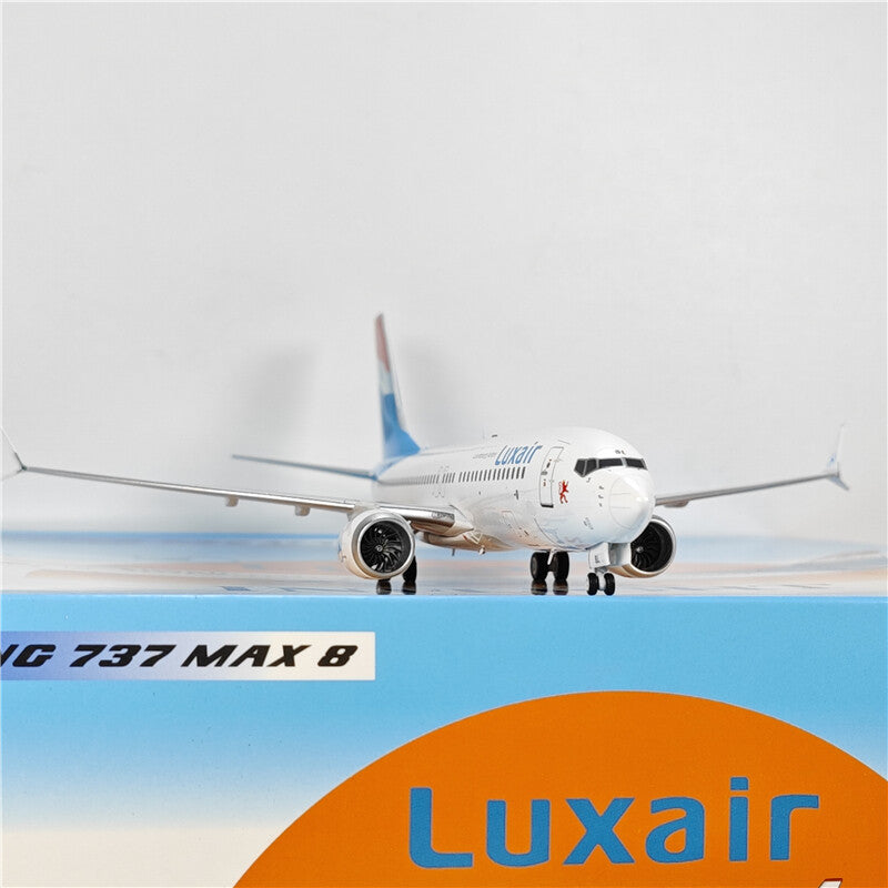 1:200 Inflight Luxair BOEING B737MAX8 Passenger Airplane Diecast Aircraft Model