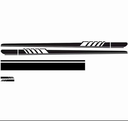 5Pcs Universal Racing Body Hood Stripes Decal Vinyl Stickers for Car SUV Truck