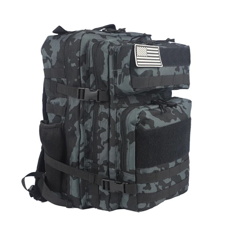 Tactical Backpack Training Gym Bag Hiking Camping Travel Army 3D Trekking