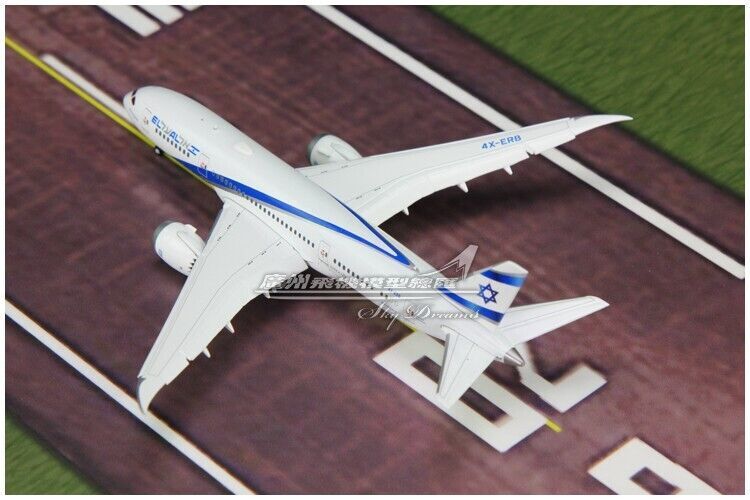 1:400 JC Wings El Al BOEING 787-8 Passenger Airplane Flap Down Diecast Model