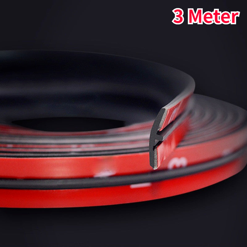1Roll Auto Car Sealing Strip Rubber Self-Adhesive Sunroof Window Weatherstrip
