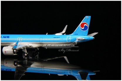 1:400 JC Wings KOREAN AIR AIRBUS A321neo Passenger Plane Diecast Aircraft Model