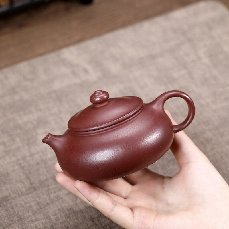 True Yixing Zisha Purple Clay Tea Pot 180ml Master Pot 7 Infuser Hole China Pot