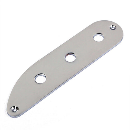 3-Hole Repair Electric Guitar Bridge Switch Control Plate for TELE Bass Guitar