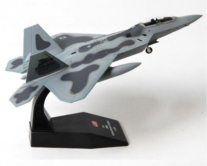 TEERBO US Lockheed Martin F22 1/100 diecast plane model aircraft