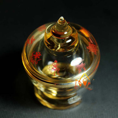 New Buddhist Buddha Mikky Eight Symbols Crystal Stupa Tower