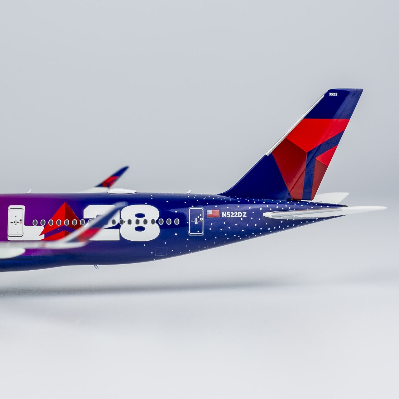 1:400 NG Models Delta Air Lines Airbus A350-900 Livery Diecast Aircraft Model