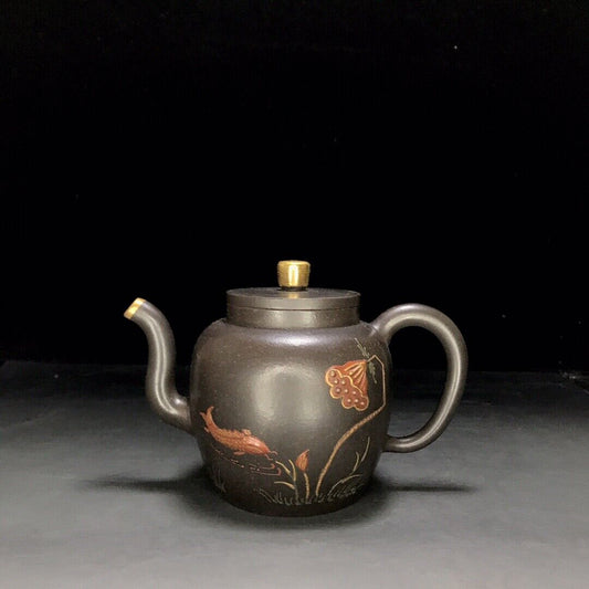 vintage chinese yixing purple clay teapot zisha ceremony fashion gift teaware