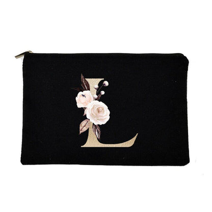 Makeup Bag Letter Print Traveling Case Organizer Storage Pouch Purse 14*22*14 CM