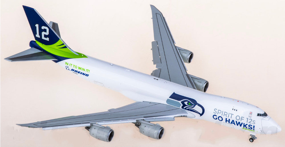 1:400 Hxmodels Boeing 747-8F B631007F N841BA Passenger Diecast Airplane Model