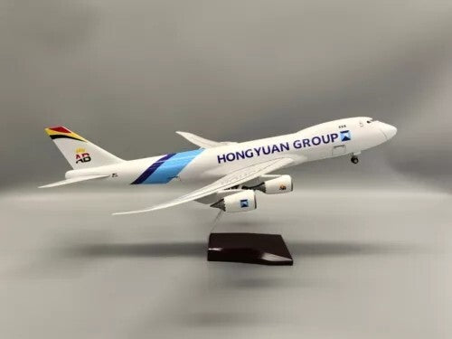 1/140 Belgian Cargo 747-8F Aircraft Model Airplanes Without Lights Toy Ornament