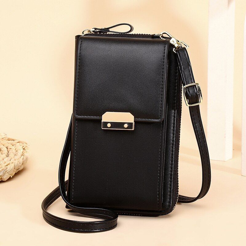 Women's Messenger Bag Mobile Phone Shoulder Wallet Leather Crossbody Coin Purse