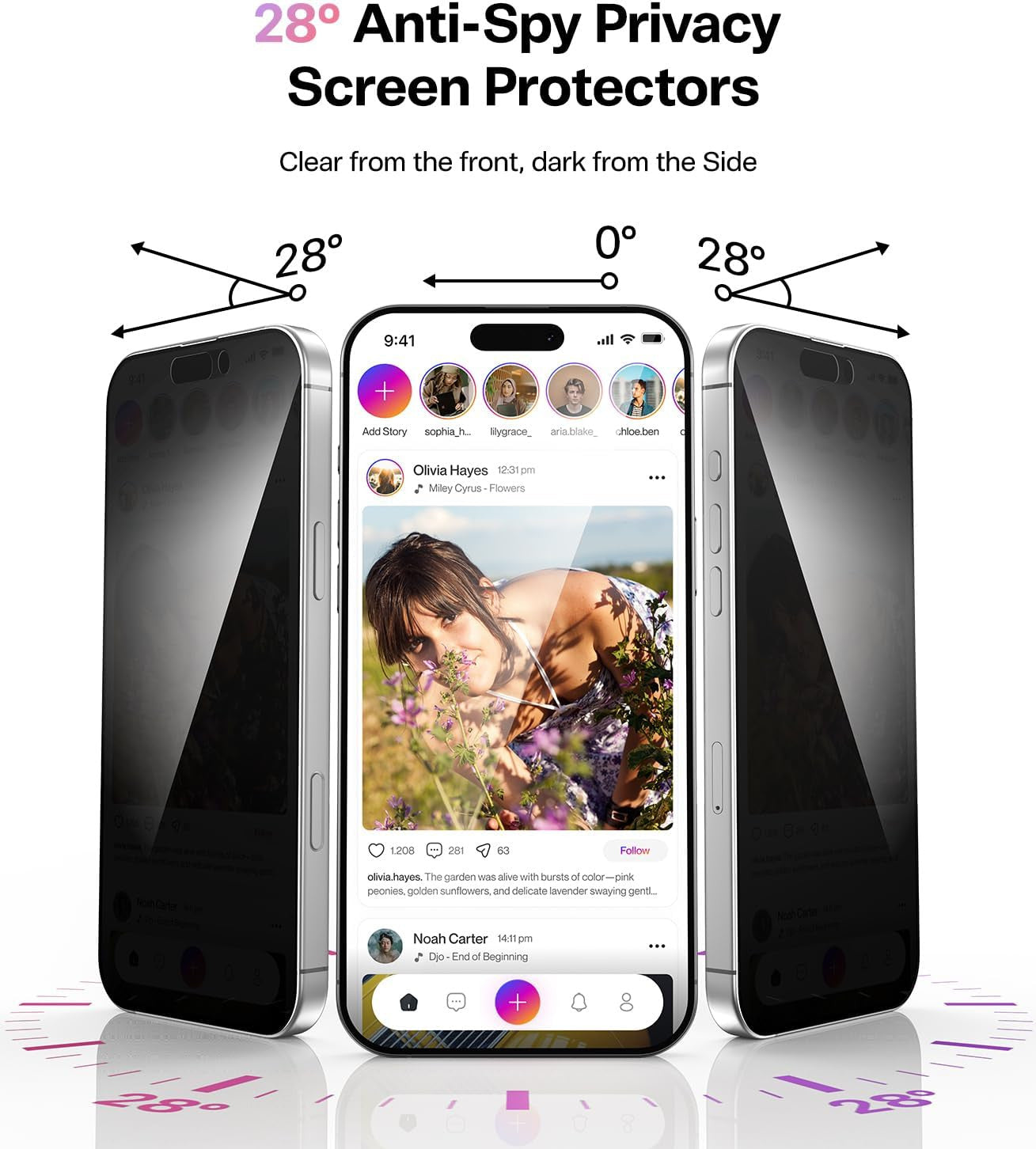 Designed for Iphone 17 Pro Case 6.3", [Glitter Card & Wrist Strap] [Compatible w