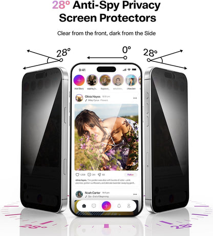 Designed for Iphone 17 Pro Case 6.3", [Glitter Card & Wrist Strap] [Compatible w