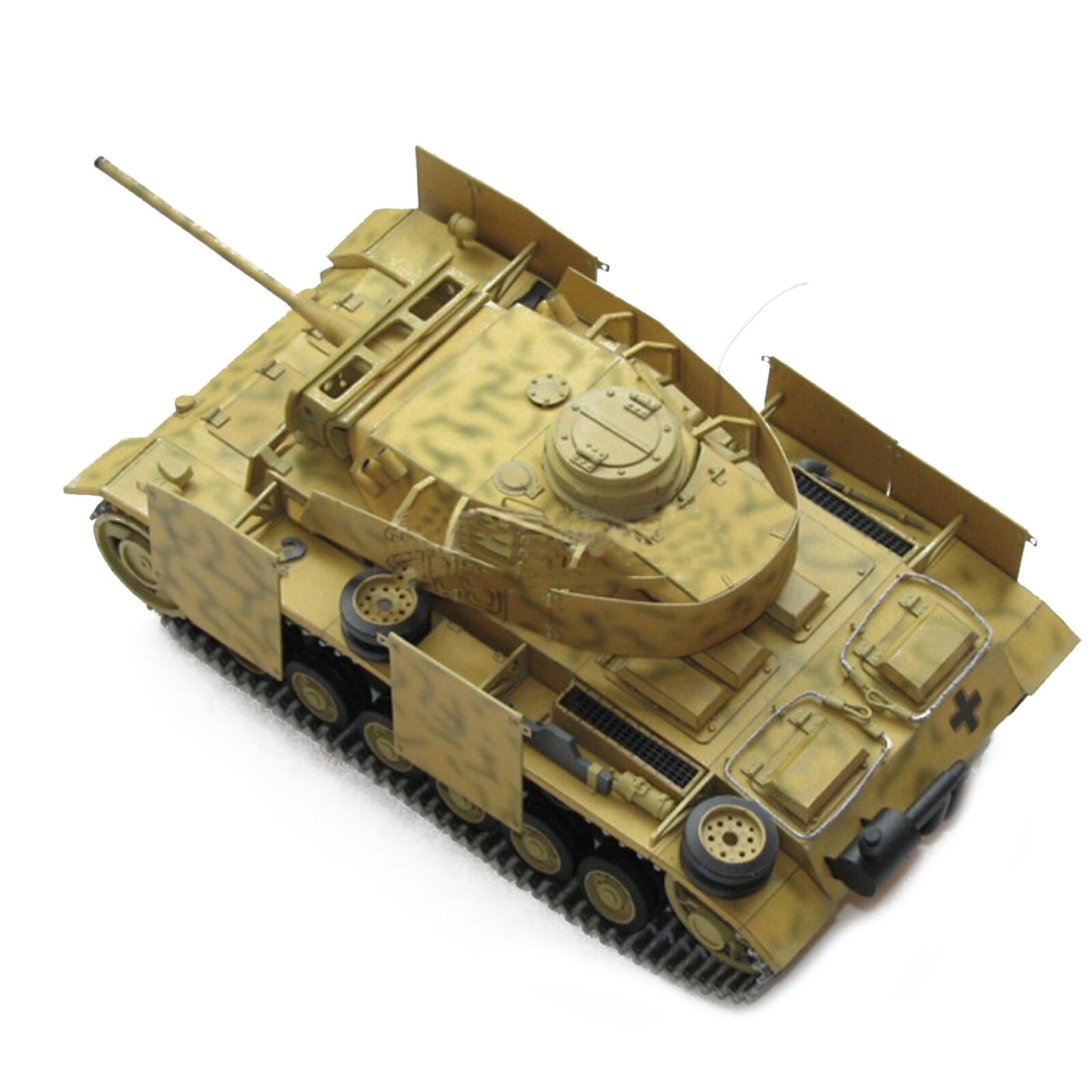 WWII German Armored Fighting Vehicle III Ausf M 1:25 Tank Paper Model 3D Handmad