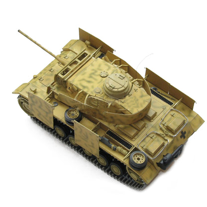WWII German Armored Fighting Vehicle III Ausf M 1:25 Tank Paper Model 3D Handmad