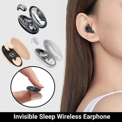 Invisible Sleep Wireless Earbuds Bluetooth 5.3 Headset TWS Waterproof Earphone