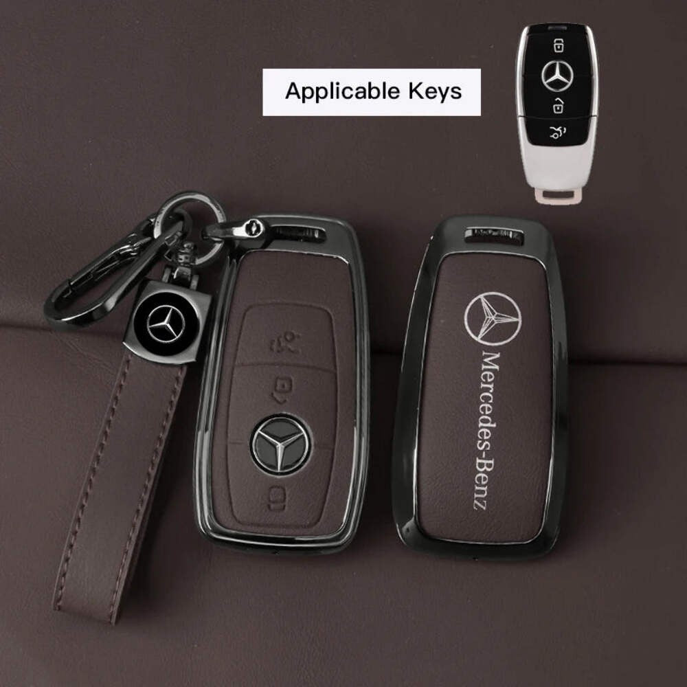 Leather Car Key Case – Premium Full-Cover Protection
