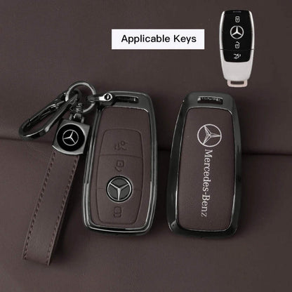 Leather Car Key Case – Premium Full-Cover Protection