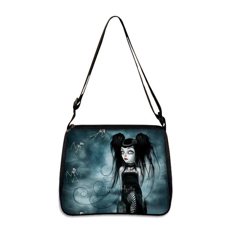 Gothic Skull Women's Bags Large Handbags Messenger Bag Ladies Shoulder Bags 1PC