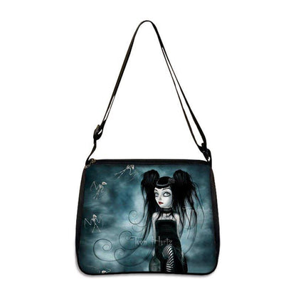 Gothic Skull Women's Bags Large Handbags Messenger Bag Ladies Shoulder Bags 1PC