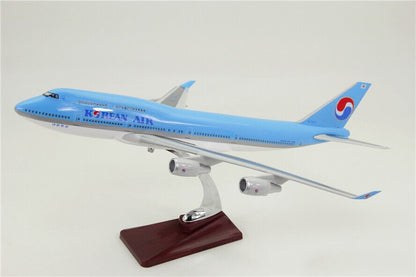 47CM 1:150 KOREAN AIR BOEING 747-400 Passenger Airplane Resin Aircrarft Model