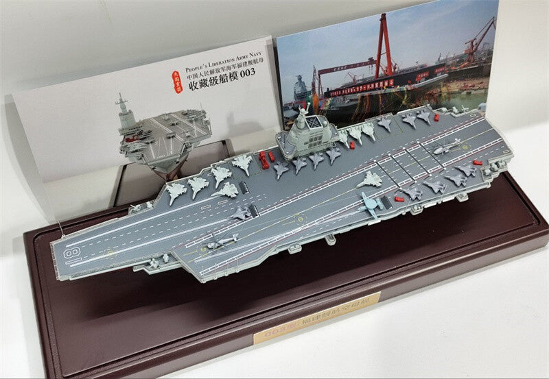 for FLOZ Chinese Navy 018 Fujian Ship Plane Carrier 1/1000 Ship Pre-built Model