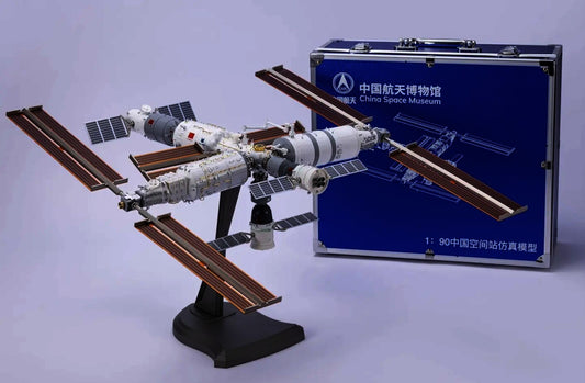1:90 51CM CASC China Tianzhou Space Station Diecast Aerospace Model