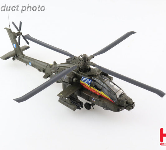 HM 1/72 AH-64DHA Long Bow Apache Helicopter Model Tianma Painting Greek Army