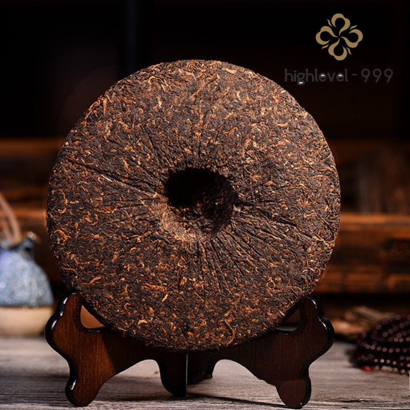 357g Ripe Puer Tea Cake 2013 Aged Imperial Court Menghai Yunnan Old Tree Tea